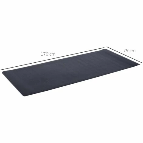 HOMCOM Gym Exercise Mat Thick Exercise Fitness Workout Training 170x75cm