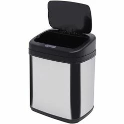 HOMCOM Automatic Sensor Dustbin Stainless Steel Rubbish Waste Bin Trash 20L