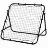 HOMCOM Rebounder Net Kids Adults Football Training Aid Practice Adjustable Black