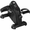 HOMCOM Mini Manual Exercise Bike Portable Pedal Arms Legs Exercise W/ LCD Display Black