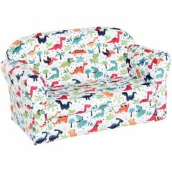 HOMCOM Kids Chair Armchair Double Sofa Seat Children Furniture 3 Years+ 50kg