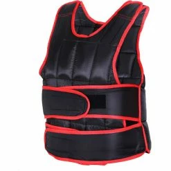 HOMCOM Outsunny 15kg Weight Vest Adjustable Workout W/ 36 Weights Padding Black