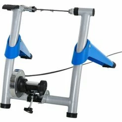 HOMCOM Indoor Bicycle Trainer Workout Stand Steel Frame 8 Level Magnetic Resistance Home Exercise Training For 650C, 700C Or 26"-29" Bike Tyres