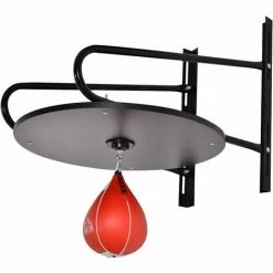 HOMCOM Speed Bag Platform Kit Wall-mounted Punching Ball Hanging Platform Set