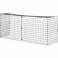 HOMCOM Fireguard Fire Safe Guard Extending Fireplace Wire Mesh Screen Cover
