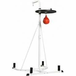 HOMCOM Free-Standing Speed Bag Platform Boxing Punch Bag Fitness Station Stand