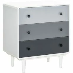 HOMCOM Nordic Storage Cabinet Home Organizer W/ Drawer For Bedroom, Living Room