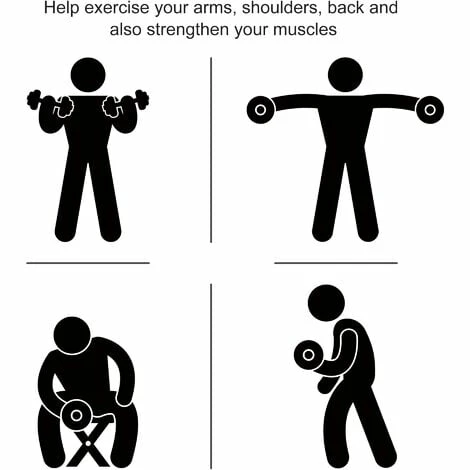 HOMCOM 30KG Adjustable Dumbbells Weight Set Hand Weight for Body Fitness