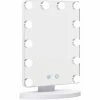 HOMCOM Hollywood Makeup Mirror W/ LED Dimmable Light Cosmetic Vanity Mirror