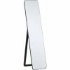 HOMCOM Full Length Mirror Free Standing Or Wall Mount Dressing Bedroom Black