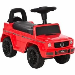 HOMCOM Benz G350 Kids Ride On Sliding Car W/ Under Seat Storage No Power Red