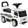 HOMCOM 3-in-1 Ride On Car Kids Mercedes Truck Storage For 12 - 36 Months White
