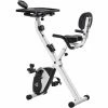 HOMCOM 8-Level Adjust Magnetic Exercise Bike Cardio Workout Trainer W/ Desktop