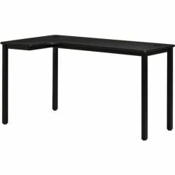 HOMCOM L-Shaped Corner Desk Computer Workstation PC Gaming Desk 145 X 81 X 76cm Right