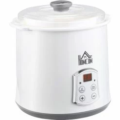 HOMCOM 3-IN-1 Yoghurt Maker With Strainer With Timer For Greek Yoghurt Rice Wine