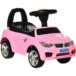HOMCOM Ride On Car Baby Toddler Walker Foot To Floor Sliding Car Slider Pink