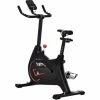HOMCOM Adjustable Indoor Magnetic Exercise Bike Cardio Workout Bike Trainer