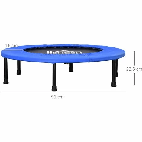 HOMCOM 91cm Trampoline Indoor Outdoor Rebounder Mini Jumper Sports Game Home