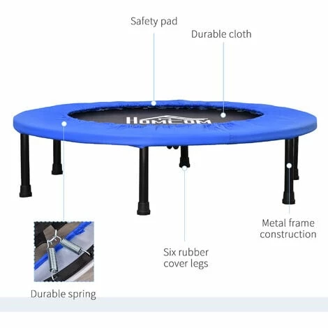 HOMCOM 91cm Trampoline Indoor Outdoor Rebounder Mini Jumper Sports Game Home