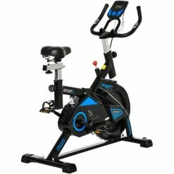 HOMCOM Stationary Exercise Bike Indoor Cycling Bicycle Cardio Workout, Black