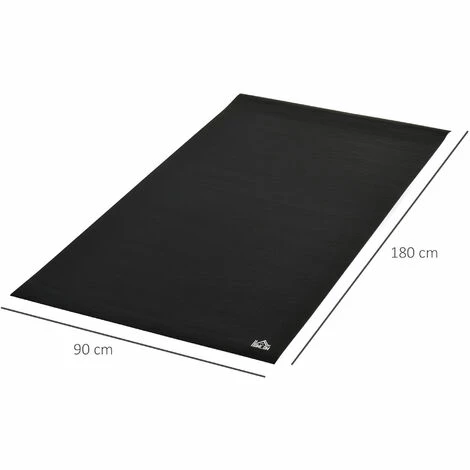 HOMCOM 6mm Thick Gym Equipment Mat Non-slip Floor Protector Mat 180 x 90 x 0.6cm