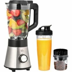 HOMCOM Countertop Blender 900W Smoothie Maker W/5 Speed Setting For Ice Fruit