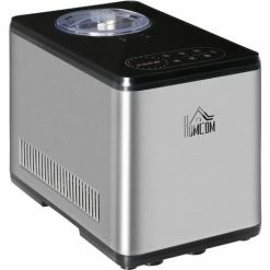 HOMCOM Ice Cream Maker Machine 1.5L Sorbet Milkshake Frozen Yoghurt Gelato Maker