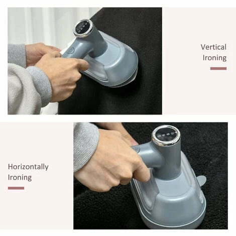 HOMCOM Steamer for Clothes 1200W Handheld Garment Steamer for Travel and Home