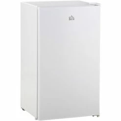 HOMCOM 91L Freestanding Under Counter Fridge With Reversible Door White