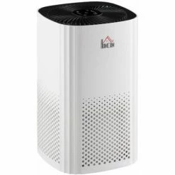HOMCOM Air Purifiers For Bedroom With 3-Stage Filtration System, Ionizer