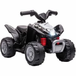 HOMCOM AIYAPLAY Honda Licensed Kids Electric Quad Bike 6V ATV Ride On 1.5-3 Years Black