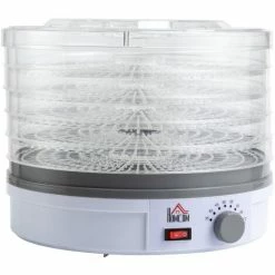 HOMCOM 5 Tier Food Dehydrator For Drying Fruit Meat Vegetable Jerky Pet Treat