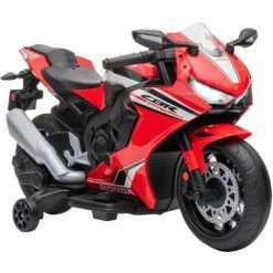 HOMCOM Honda Licensed 6V Kids Electric Motorbike Ride On Car For 3-5 Years Red
