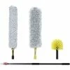 HOMCOM Extendable Feather Duster Cleaning Kit W/ Telescopic Pole 3.5m/11.5ft
