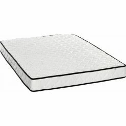 HOMCOM King Mattress W/ Breathable Foam Pocket Innerspring 200cmx150cmx18cm