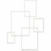 HOMCOM Floating Shelves, Interlocking Cube Shelves For Decoration, White