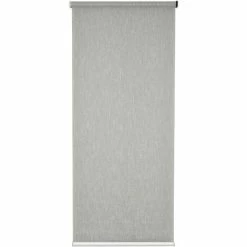 HOMCOM Electric Smart Roller Blinds For Windows With Remote, Grey, 80x180cm