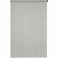 HOMCOM Electric Smart Roller Blinds For Windows With Remote, Grey, 120x180cm