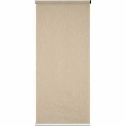 HOMCOM Electric Smart Roller Blinds For Windows With Remote, Brown, 80x180cm