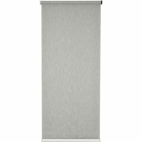 HOMCOM Electric Smart Roller Blinds for Windows with Remote, Grey, 90x180cm