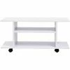 HOMCOM Modern TV Stand Entertainment Center Storage Console Mobile Cabinet