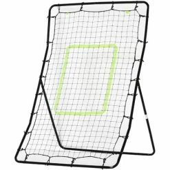 HOMCOM Rebounder Net Target Ball Kickback Baseball Training Equipment Play