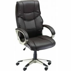HOMCOM Computer Office Desk Chair Luxury PU Leather Swivel Ergonomic Executive