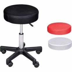 HOMCOM Beauty Massage Salon Facial Manicure Barber SPA Chair Stool Swivel